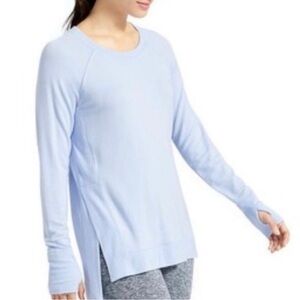 ATHLETA Long Sleeve Side Slit Oversized Small